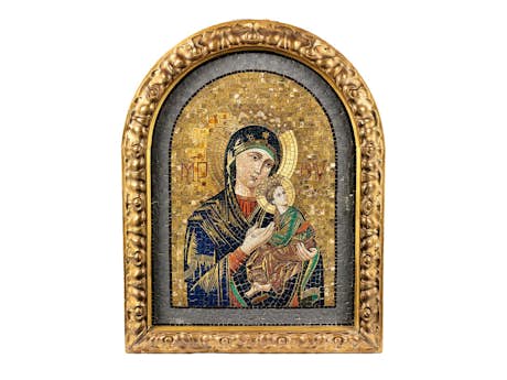 Mosaik mit Maria mit dem Kinde
